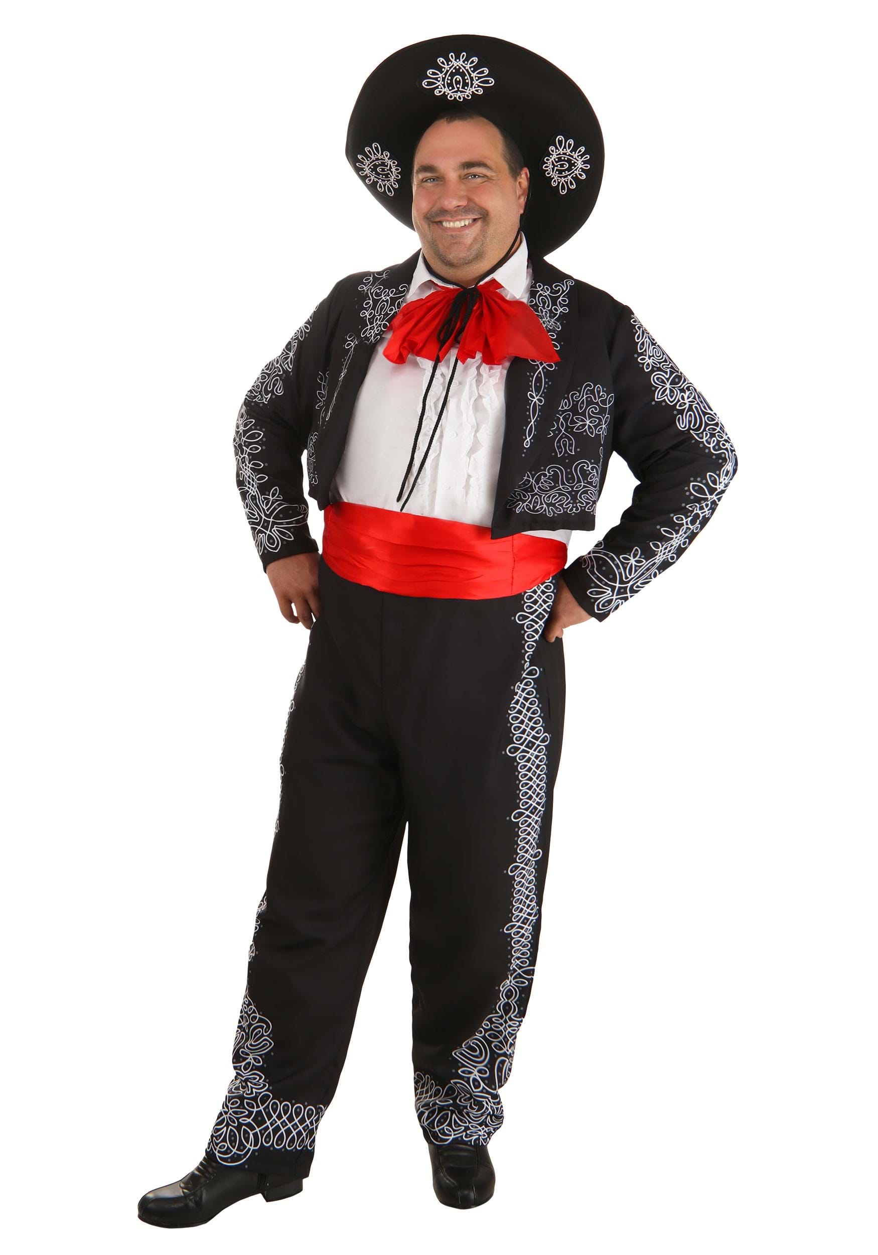 Men's Plus Size The Three Amigos Costume | Movie Costumes