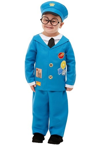 Click Here to buy Postman Pat Costume for Toddlers from HalloweenCostumes, CDN Funds & Shipping
