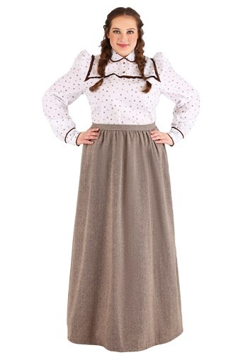 Click Here to buy Plus Size Westward Pioneer Womens Costume from HalloweenCostumes, CDN Funds & Shipping