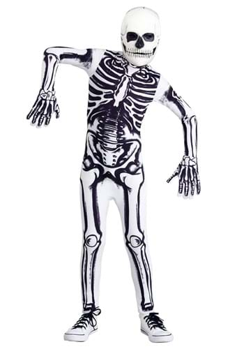 Click Here to buy Kids White Skeleton Costume from HalloweenCostumes, CDN Funds & Shipping