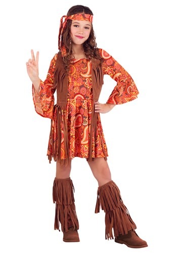 Fringe Hippie Girls Costume