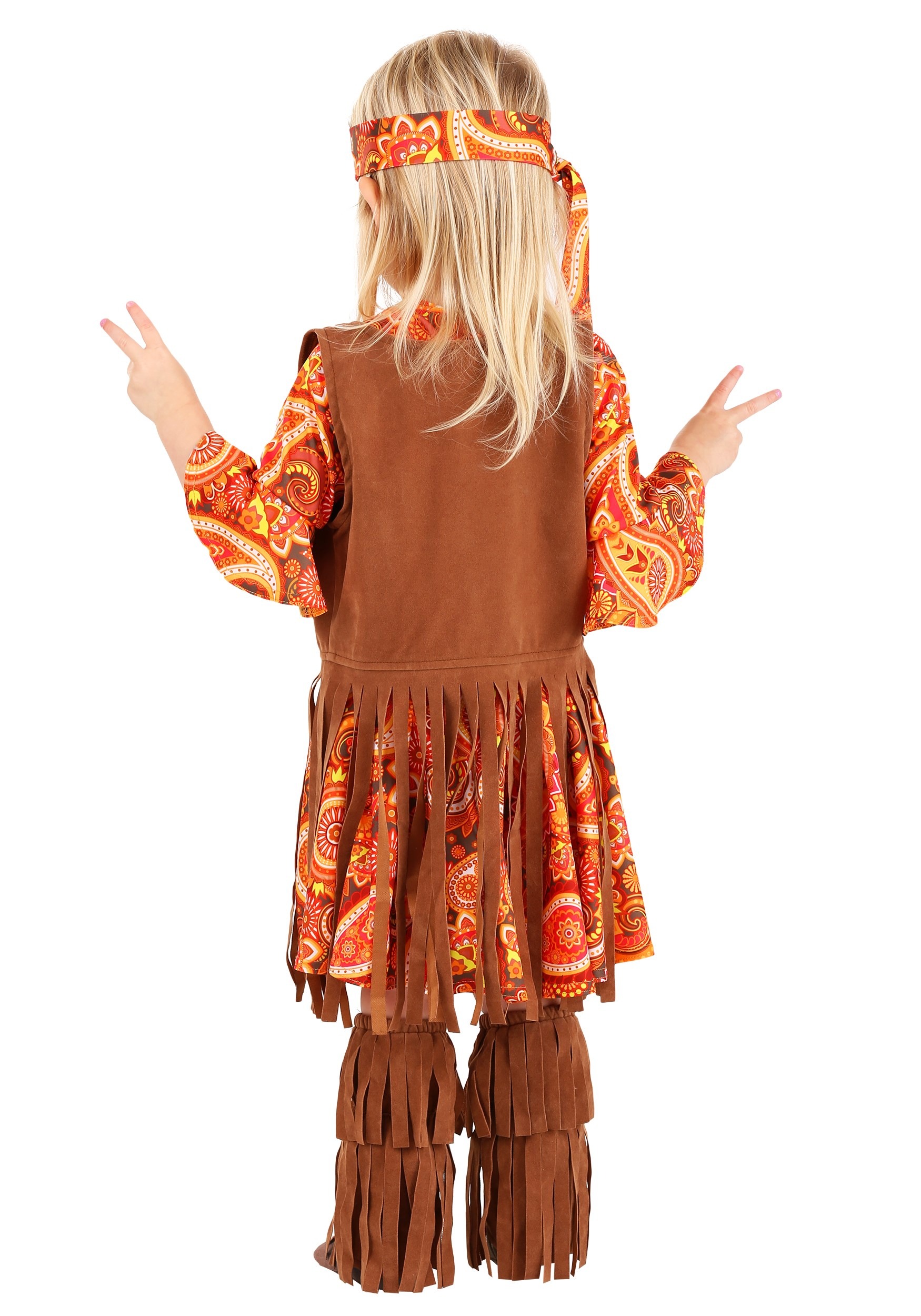 Fringe Toddler Hippie Costume