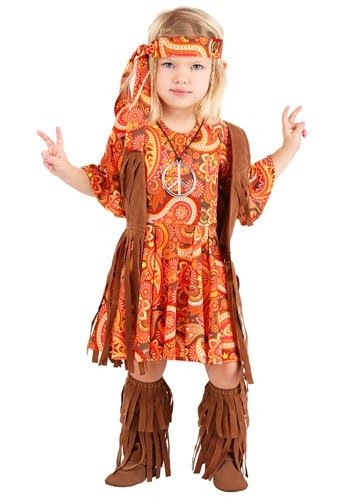 Click Here to buy Fringe Toddler Hippie Costume from HalloweenCostumes, CDN Funds & Shipping