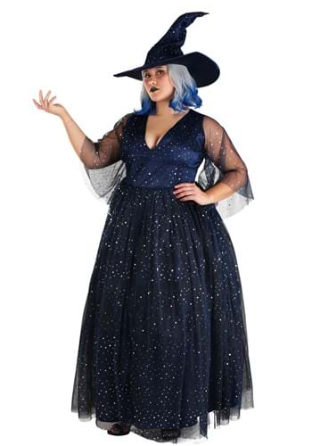 Womens Plus Size Moonbeam Witch Costume