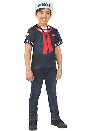 Stranger Things Steve's Scoops Ahoy Uniform Kids Costume