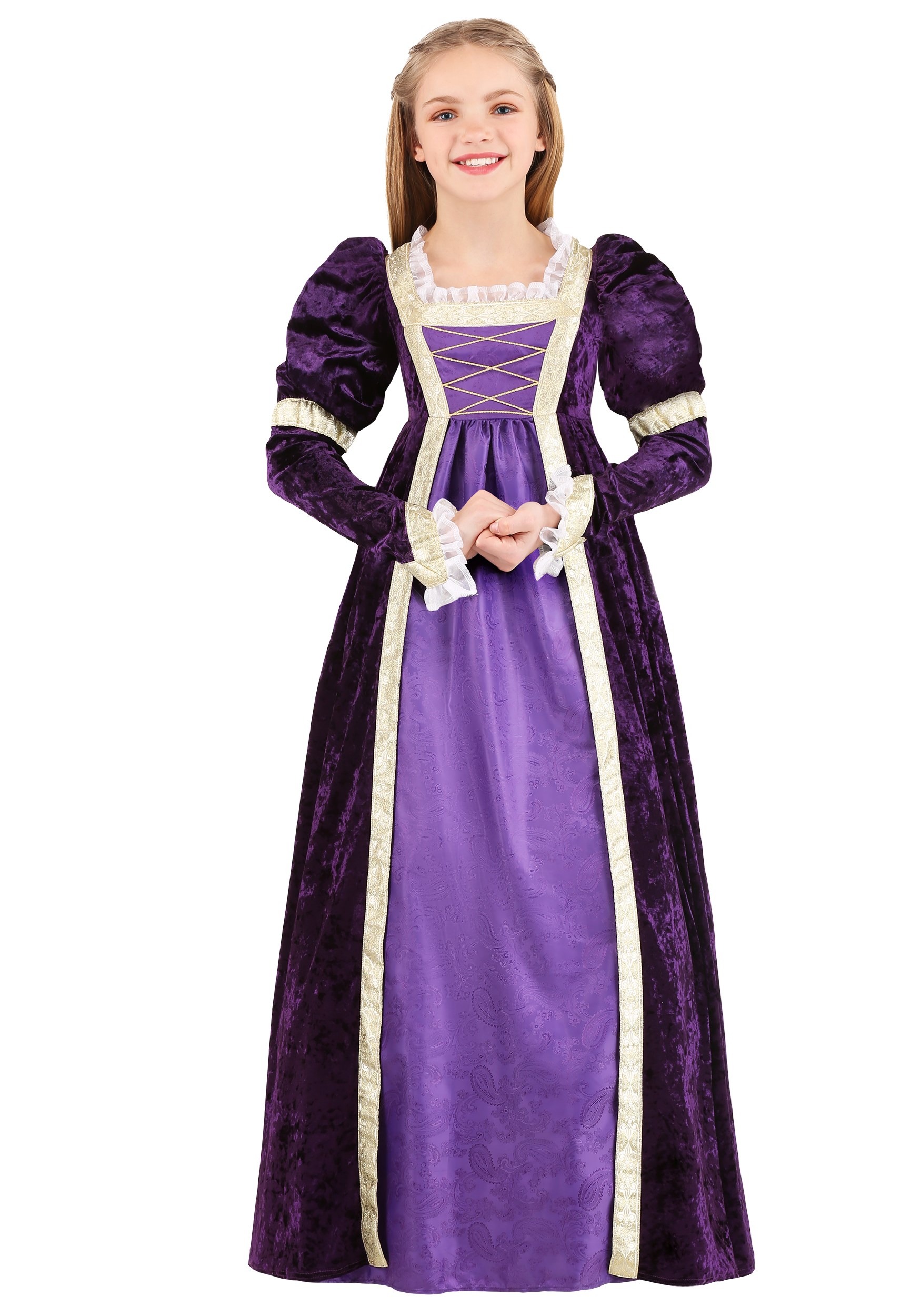 Kid's Amethyst Princess Costume , Historical Costumes