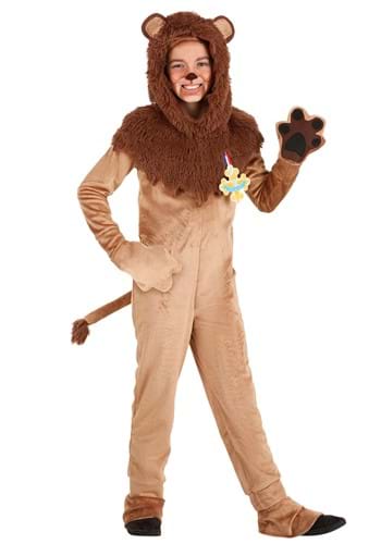 Click Here to buy Wizard of Oz Cowardly Kids Lion Costume from HalloweenCostumes, CDN Funds & Shipping