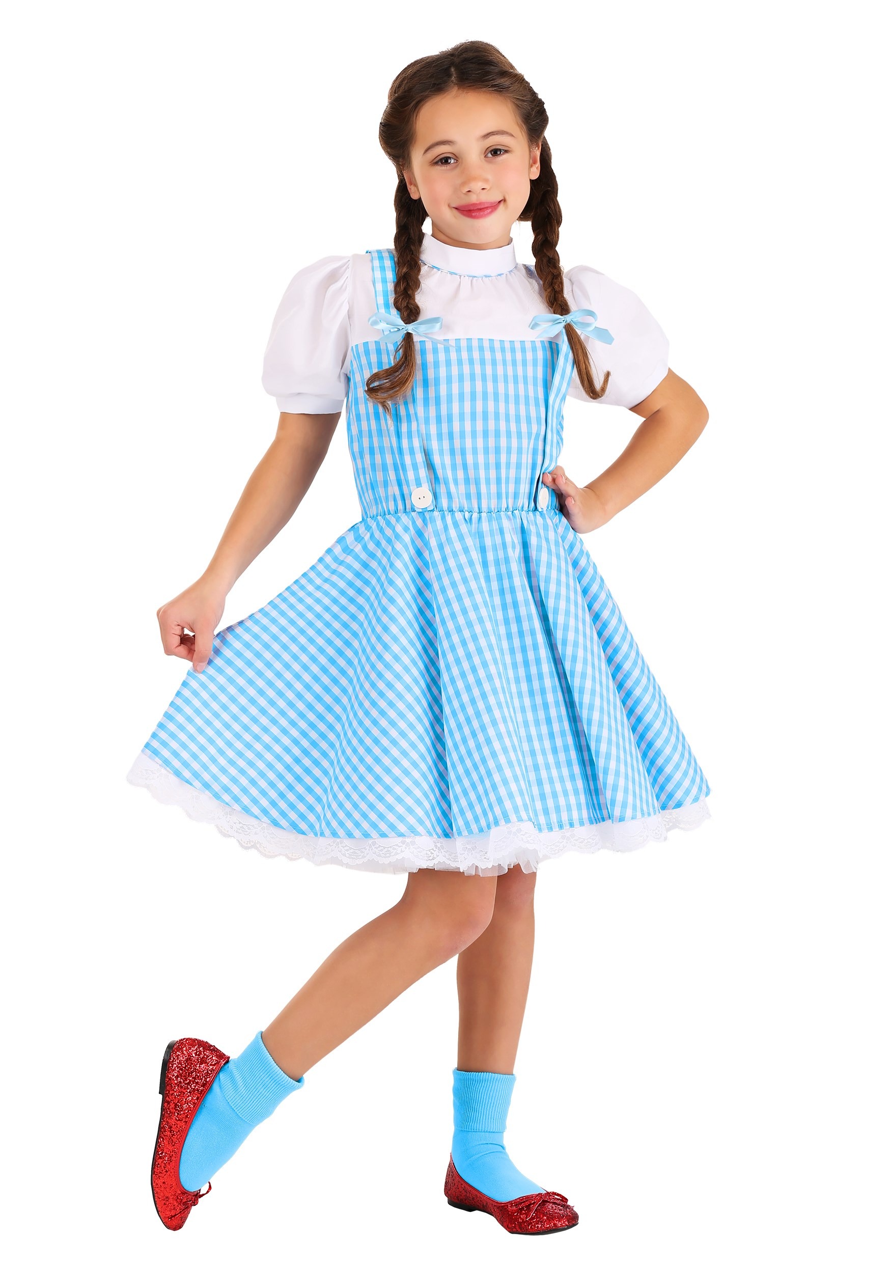 Kid's Classic Dorothy Wizard Of Oz Costume