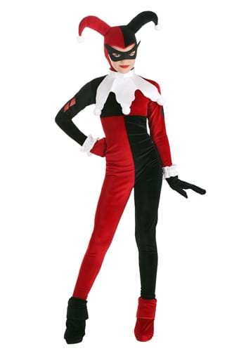 Click Here to buy Deluxe Harley Quinn Kids Costume from HalloweenCostumes, CDN Funds & Shipping