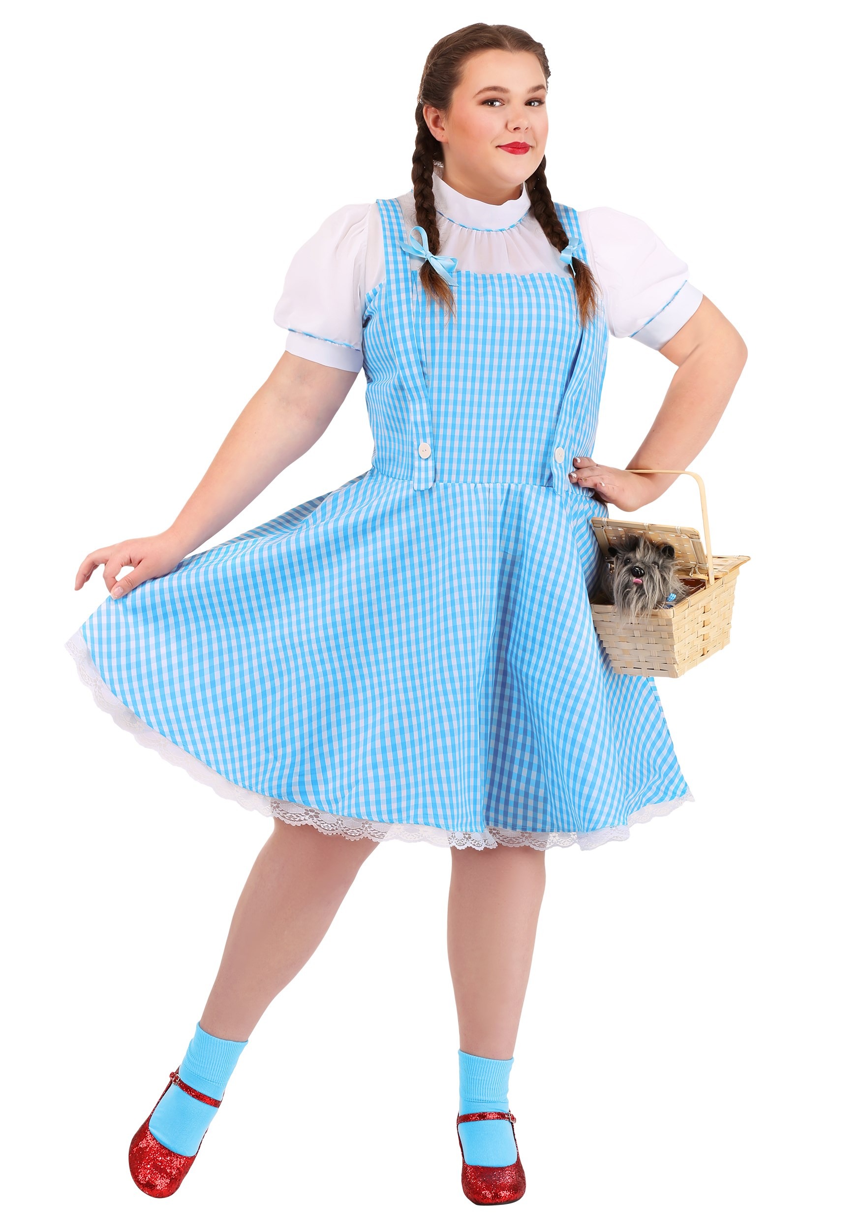 Womens Plus Size Wizard Of Oz Dorothy Costume