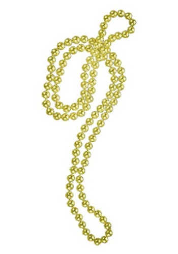 Click Here to buy Gold Beaded Flapper Necklace from HalloweenCostumes, CDN Funds & Shipping