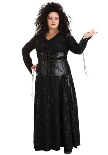 Click Here to buy Plus Size Womens Deluxe Harry Potter Bellatrix Costume from HalloweenCostumes, CDN Funds & Shipping
