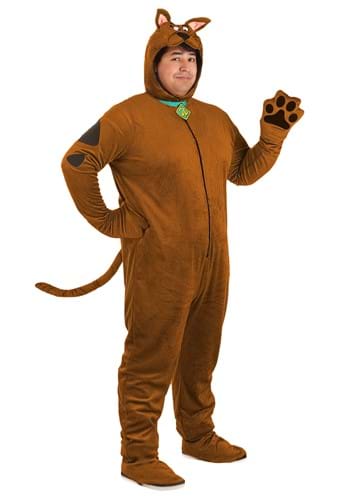 Click Here to buy Plus Size Deluxe Scooby Doo Adult Costume from HalloweenCostumes, CDN Funds & Shipping