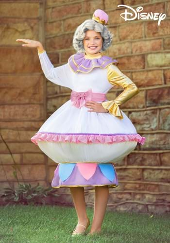 Kids Beauty and the Beast Mrs. Potts Costume-2