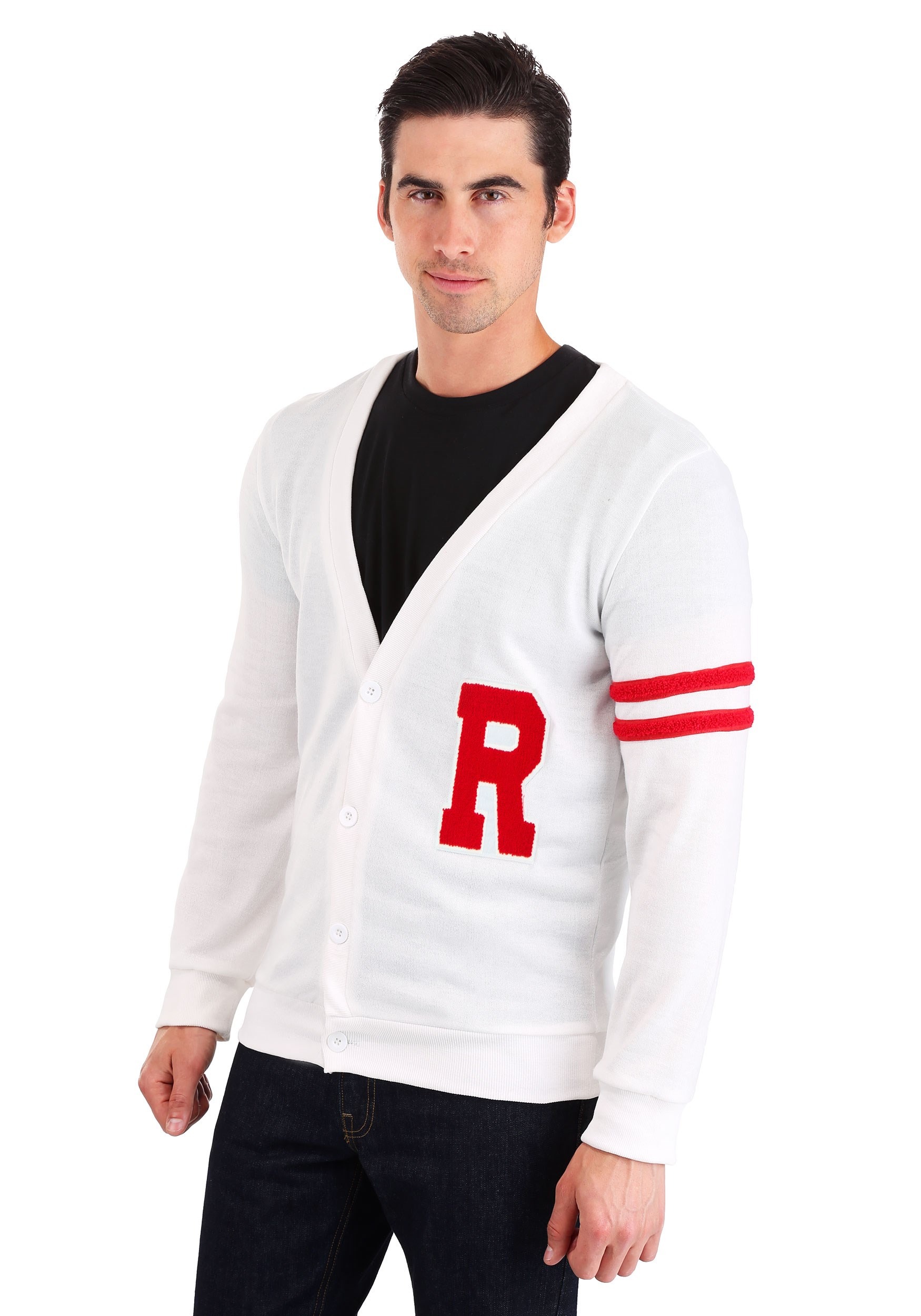 Deluxe Grease Rydell High Men's Plus Size Letterman Sweater