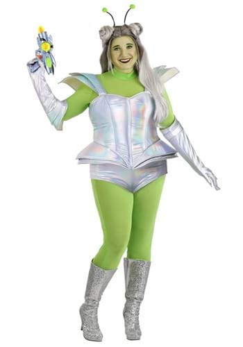 Plus Size Galactic Alien Babe Costume