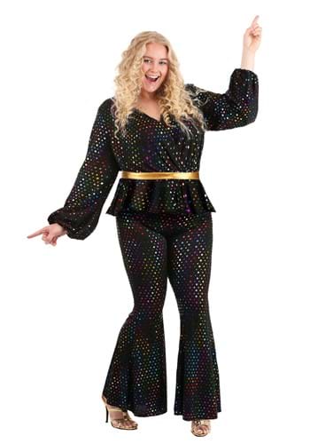 Plus Size Disco Queen Womens Costume