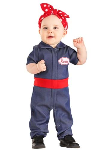 Click Here to buy Rosie the Riveter Baby Costume from HalloweenCostumes, CDN Funds & Shipping