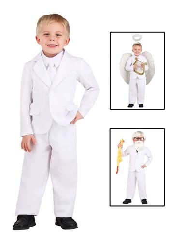 Click Here to buy White Suit Toddler Costume from HalloweenCostumes, CDN Funds & Shipping