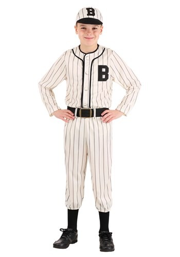 Click Here to buy Vintage Kids Baseball Costume from HalloweenCostumes, CDN Funds & Shipping