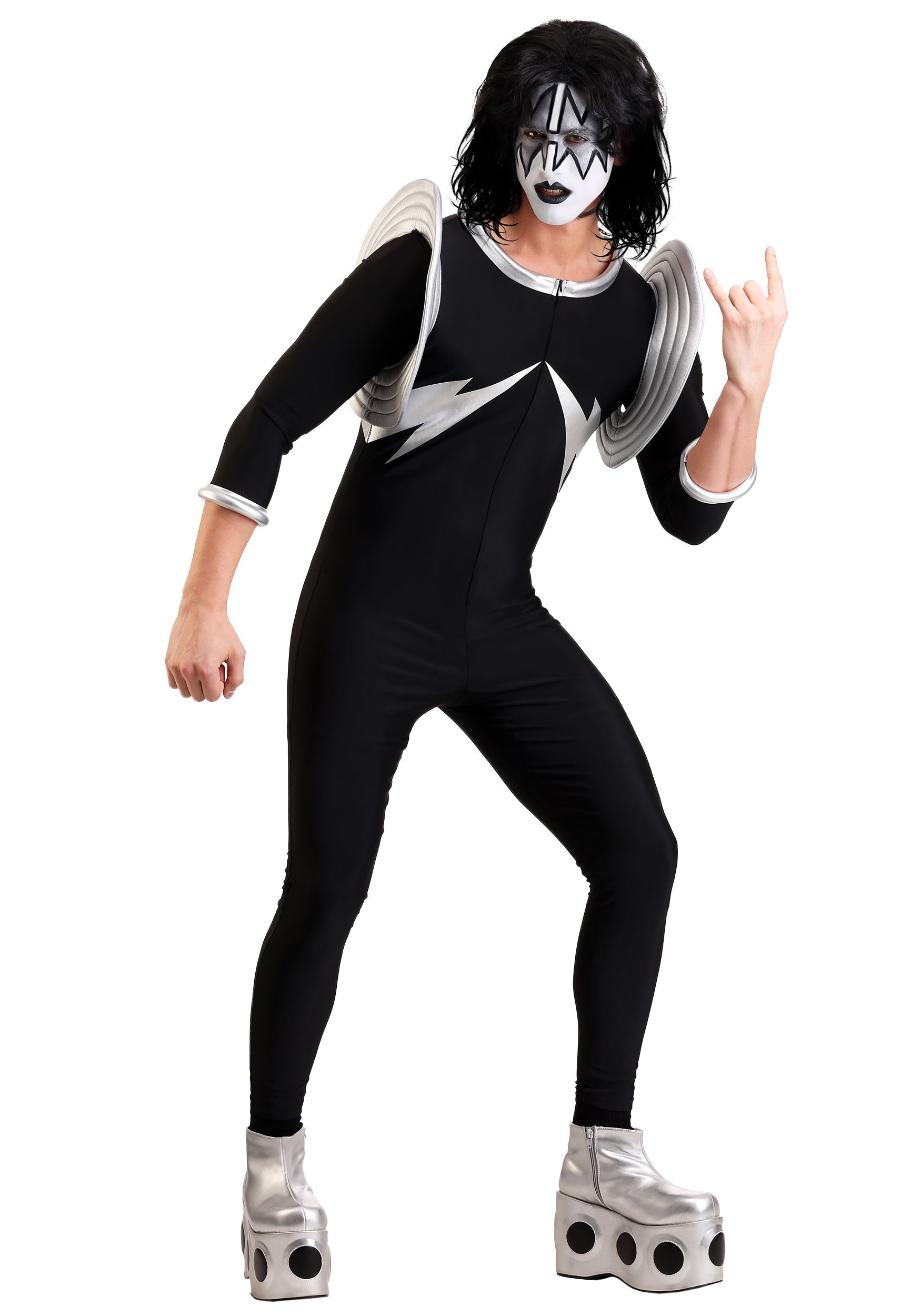 KISS Spaceman Plus Size Costume For Men