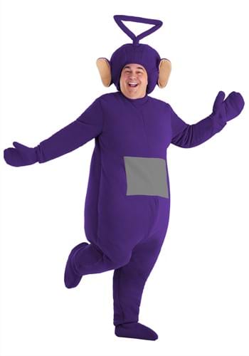 Click Here to buy Plus Size Adult Tinky Winky Teletubbies Costume from HalloweenCostumes, CDN Funds & Shipping