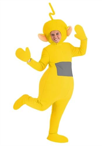 Click Here to buy Laa-Laa Adults Teletubbies Costume from HalloweenCostumes, CDN Funds & Shipping