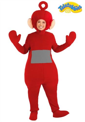 Click Here to buy Adults Po Teletubbies Costume from HalloweenCostumes, CDN Funds & Shipping