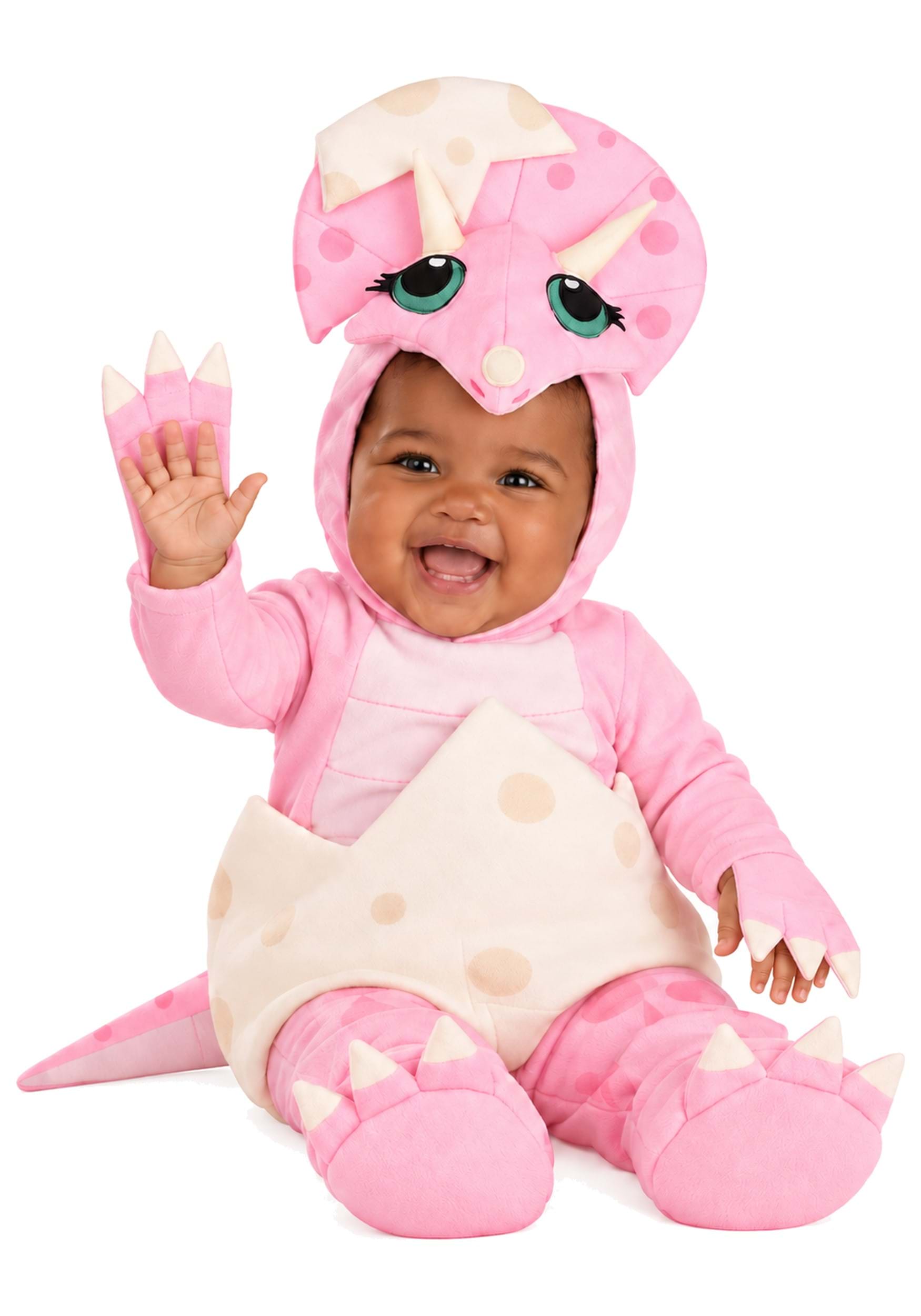 Infant's Pink Hatchling Dinosaur Costume