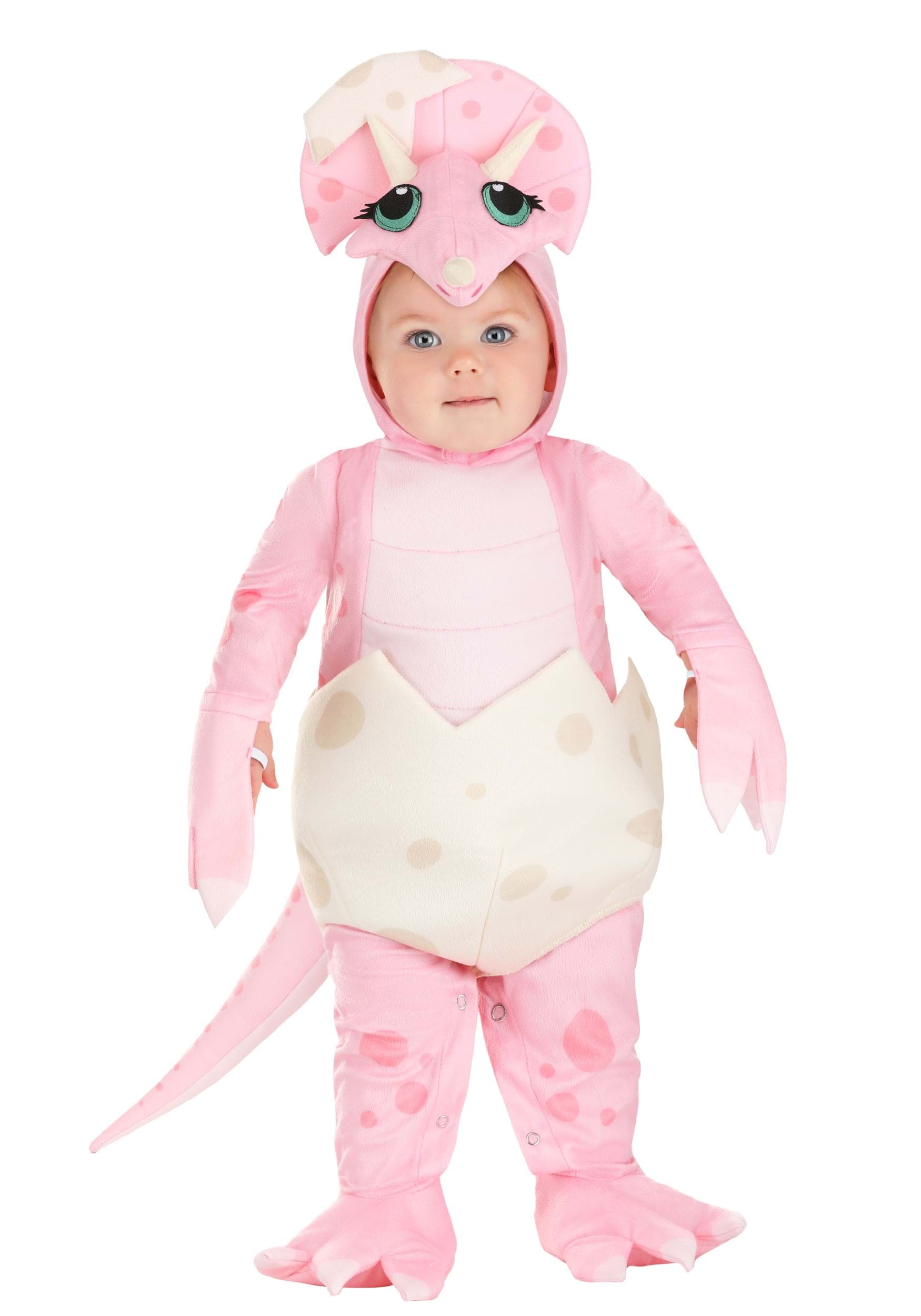 Infant's Pink Hatchling Dinosaur Costume
