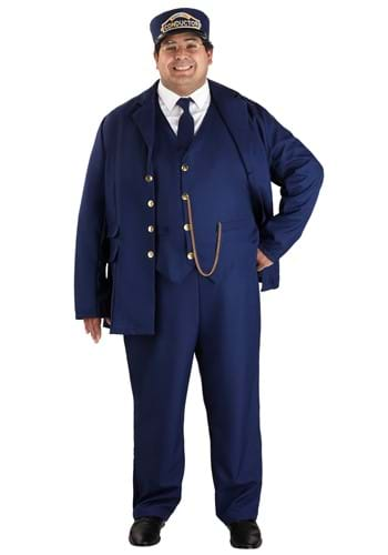 Click Here to buy Plus Size North Pole Train Conductor Adult Costume from HalloweenCostumes, CDN Funds & Shipping