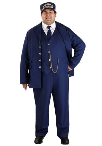 Click Here to buy Plus Size North Pole Train Conductor Adult Costume from HalloweenCostumes, CDN Funds & Shipping