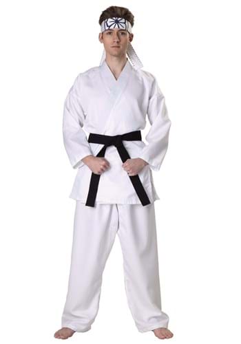 Click Here to buy Mens Plus Size Karate Kid Daniel San Costume from HalloweenCostumes, CDN Funds & Shipping