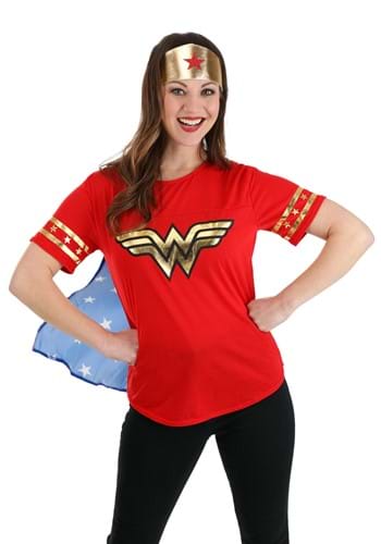 Click Here to buy Casual Wonder Woman Womens Costume from HalloweenCostumes, CDN Funds & Shipping