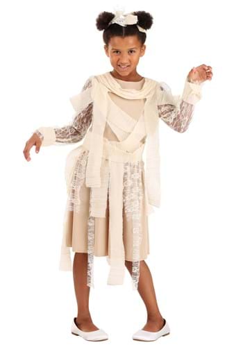 Click Here to buy Mummy Dress Girls Costume from HalloweenCostumes, CDN Funds & Shipping