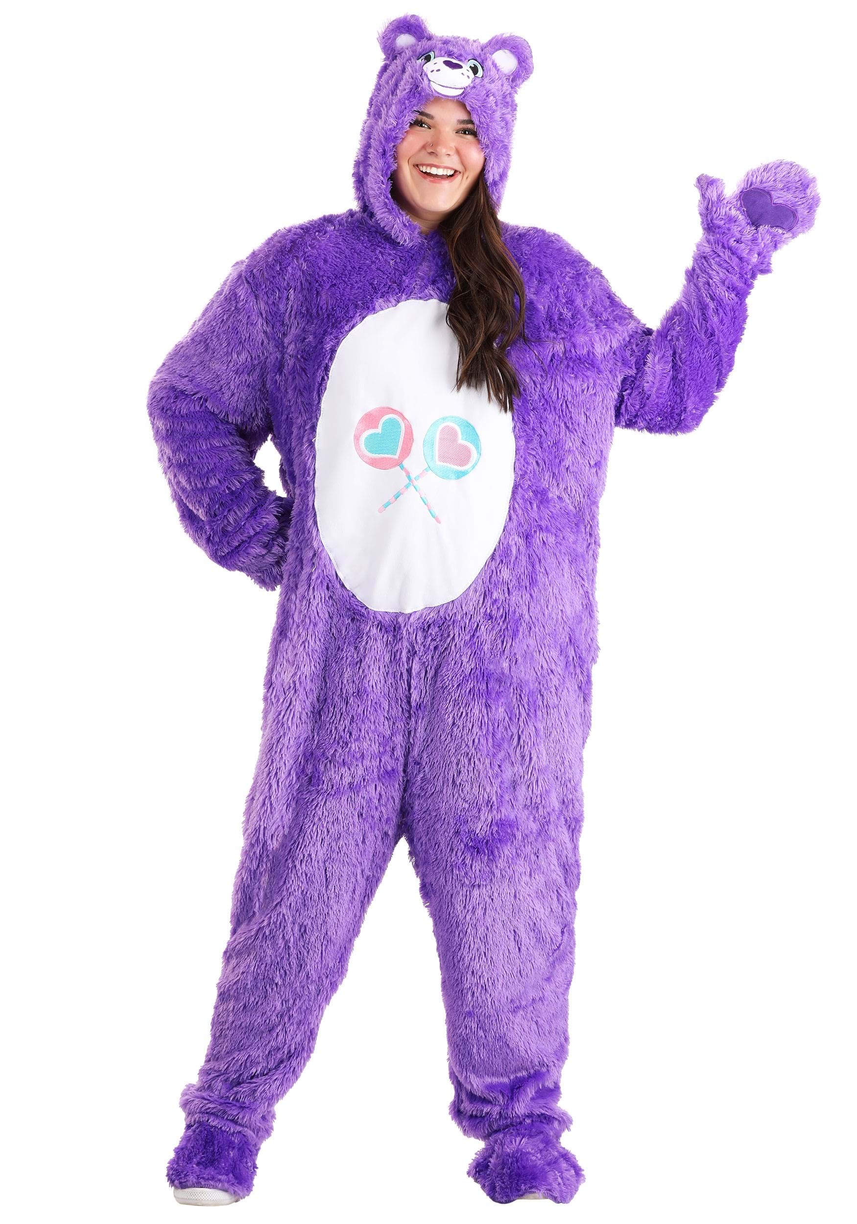 Plus Size Care Bears Share Bear Adult Costume