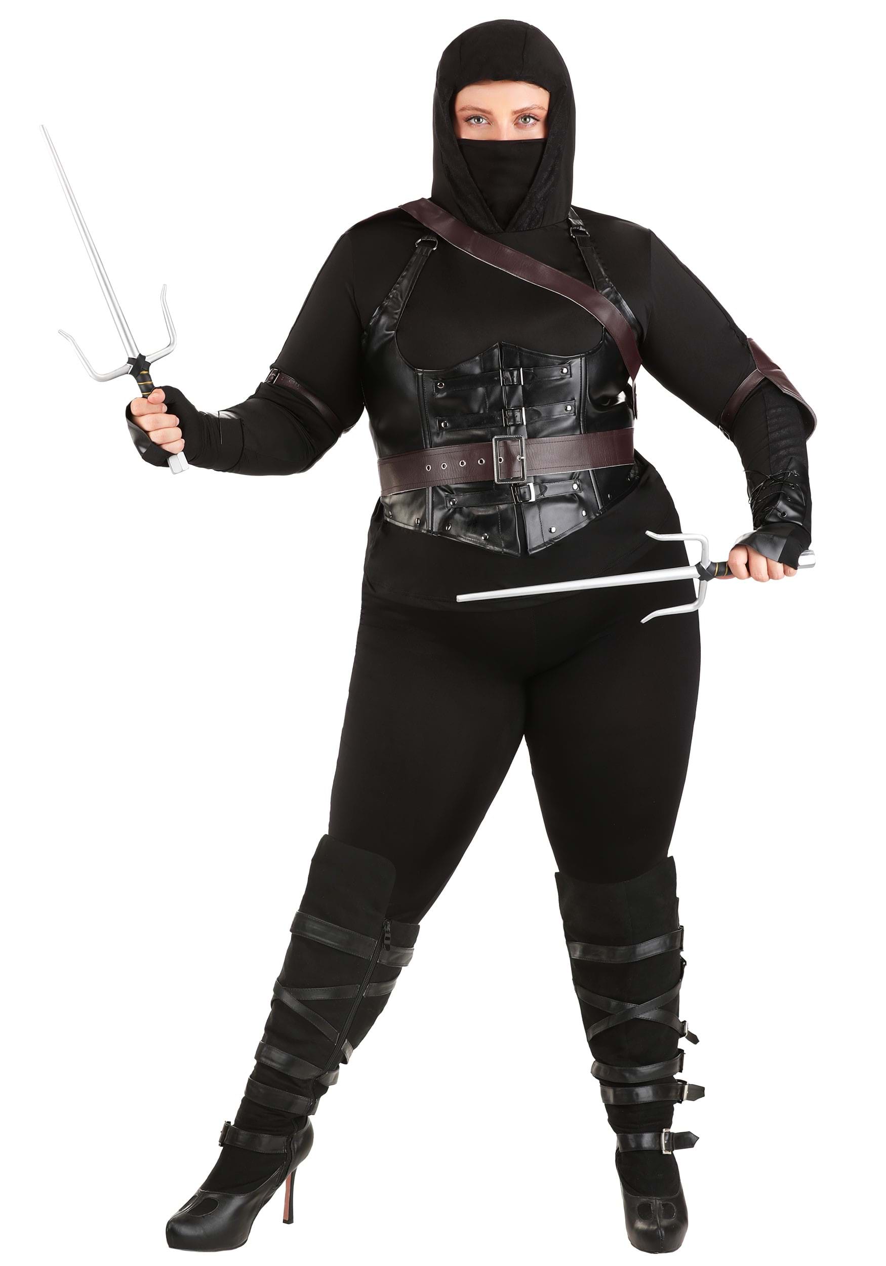 Plus Size Ninja Adult Costume