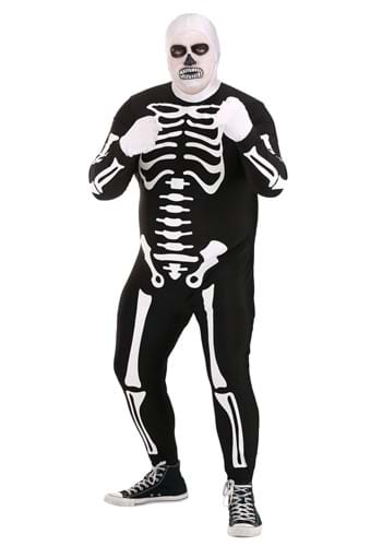 Plus Size Authentic Karate Kid Adult Skeleton Suit