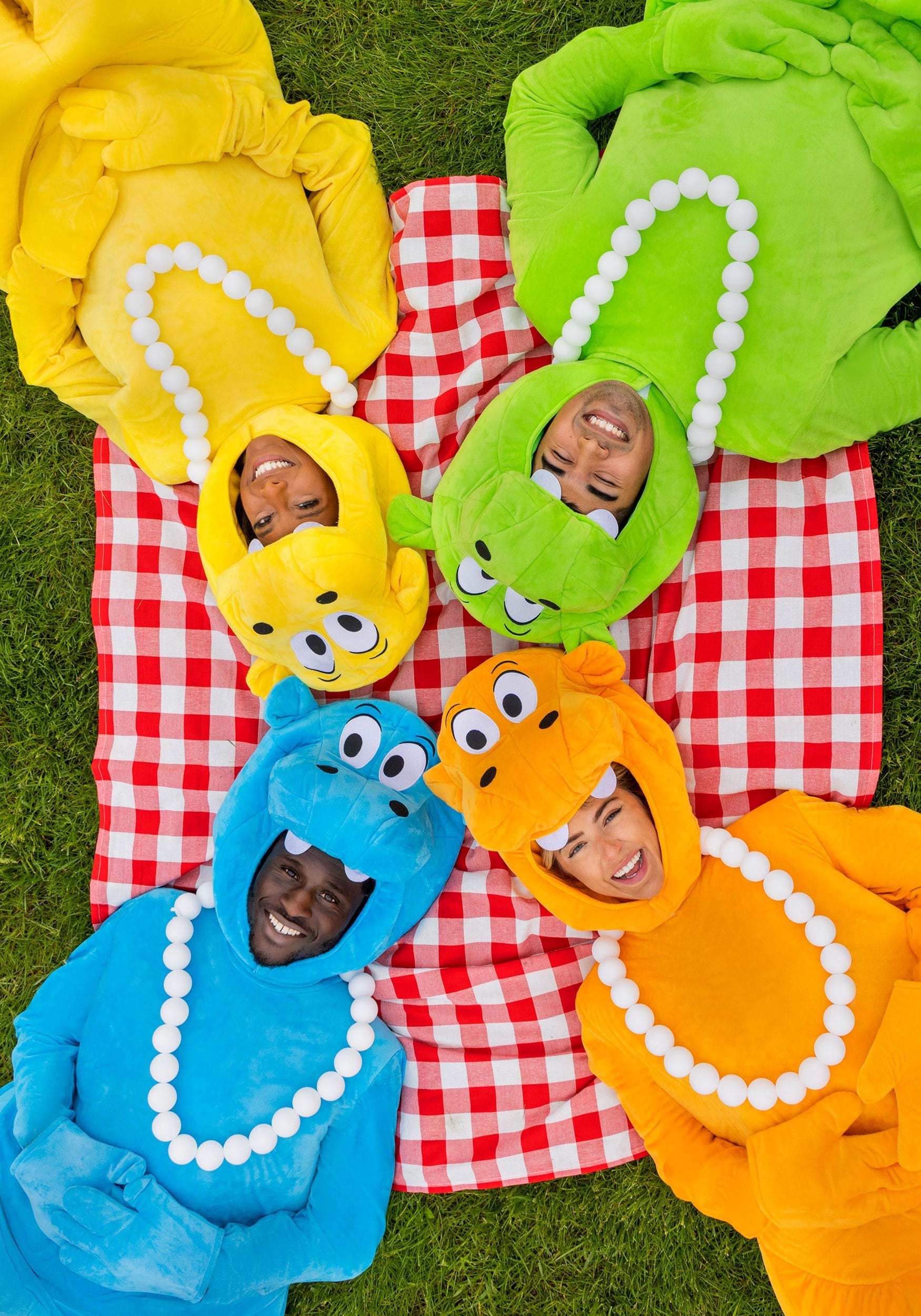 Blue Hungry Hungry Hippos Costume For Adults