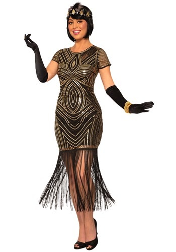 Womens Art Deco Flapper Dress Costume