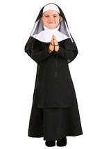 Toddler Deluxe Nun Costume Alt 1