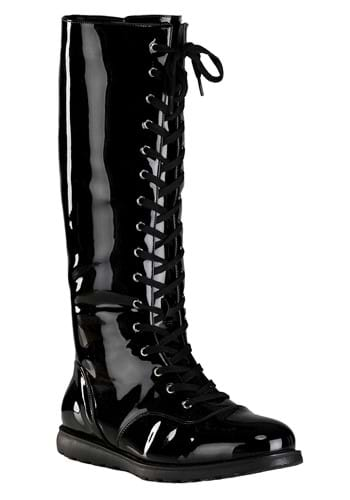 Click Here to buy Adult Black Wrestling Costume Boots | Adult Costume Boots from HalloweenCostumes, CDN Funds & Shipping