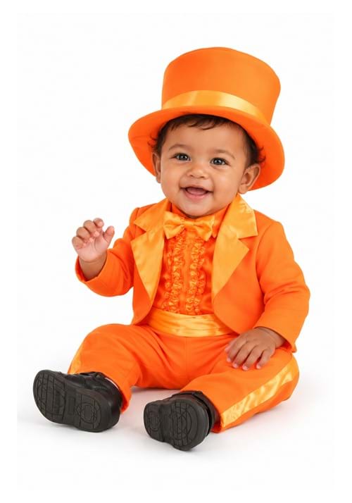 Orange Suit Costume for Infants New Main