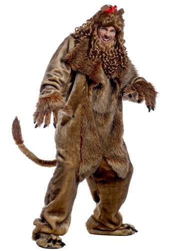 Click Here to buy Adult Wizard of Oz Cowardly Lion Costume from HalloweenCostumes, CDN Funds & Shipping