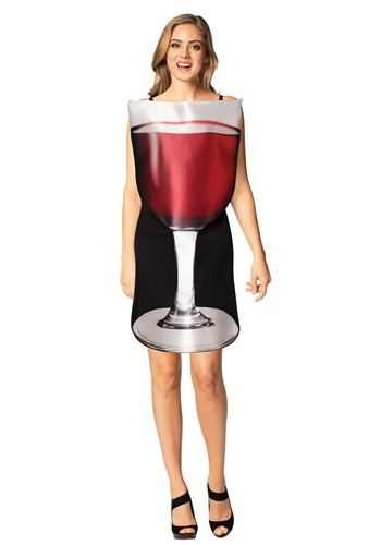 Click Here to buy Glass of Red Wine Womens Costume from HalloweenCostumes, CDN Funds & Shipping