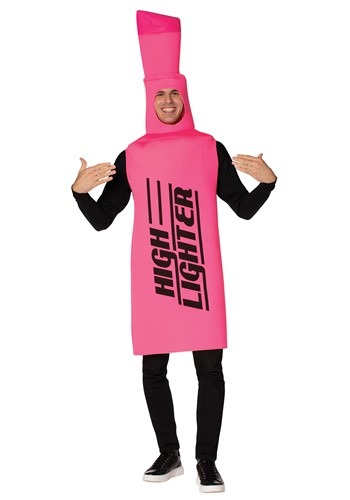 Click Here to buy Pink Highlighter Adult Costume from HalloweenCostumes, CDN Funds & Shipping