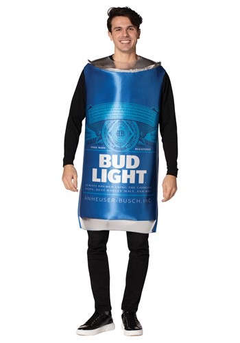 Click Here to buy Bud Light Can Costume for Adults from HalloweenCostumes, CDN Funds & Shipping