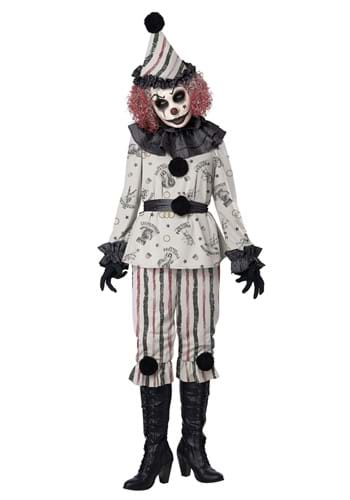 Click Here to buy Creeper Clown Womens Costume | Evil Clown Costumes from HalloweenCostumes, CDN Funds & Shipping