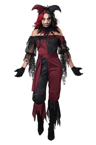 Click Here to buy Psycho Jester Womens Costume from HalloweenCostumes, CDN Funds & Shipping