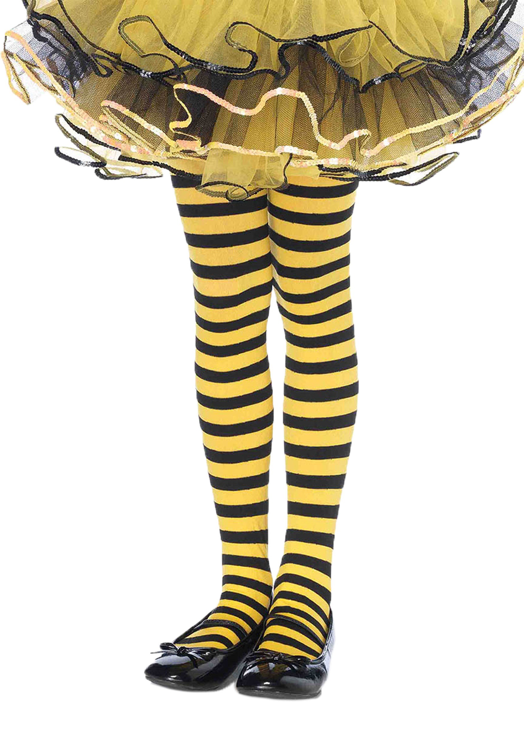 Bumblebee Tights Child Size 12 PACK 8005D - Private Island Party